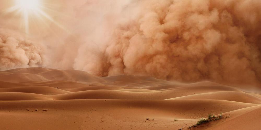 被妖魔化的沙尘暴 沙漠里的沙尘暴