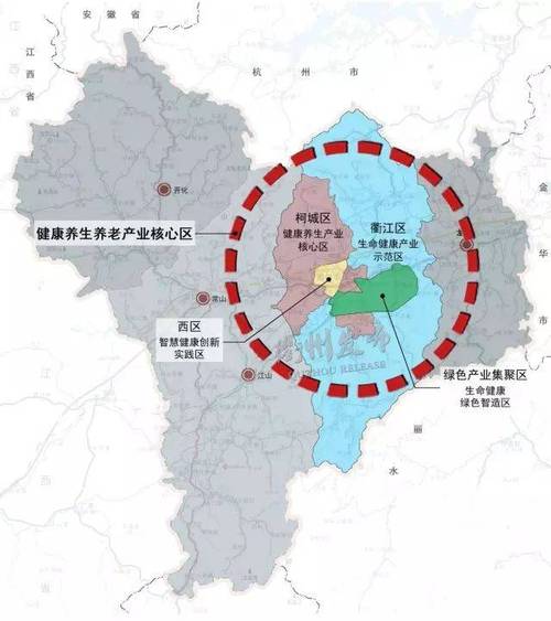 大花园核心区综合交通发展引人 铁五院进驻衢州 以铁为核心的物质网络图