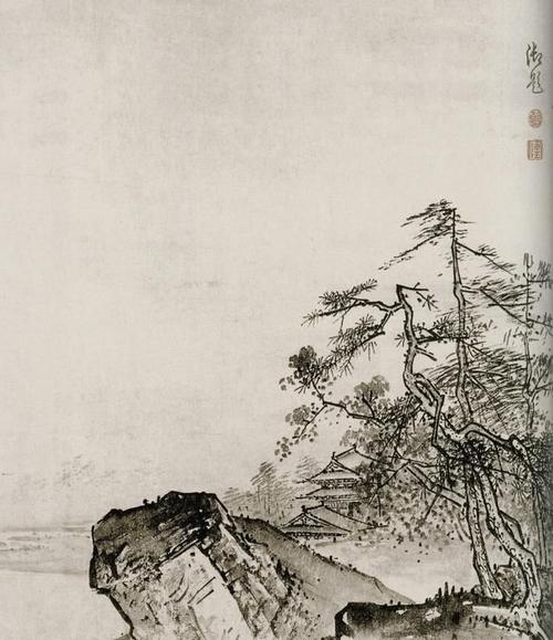 “松江清远”，看程十发收藏的明代山水画作 南宋夏圭溪山清远图